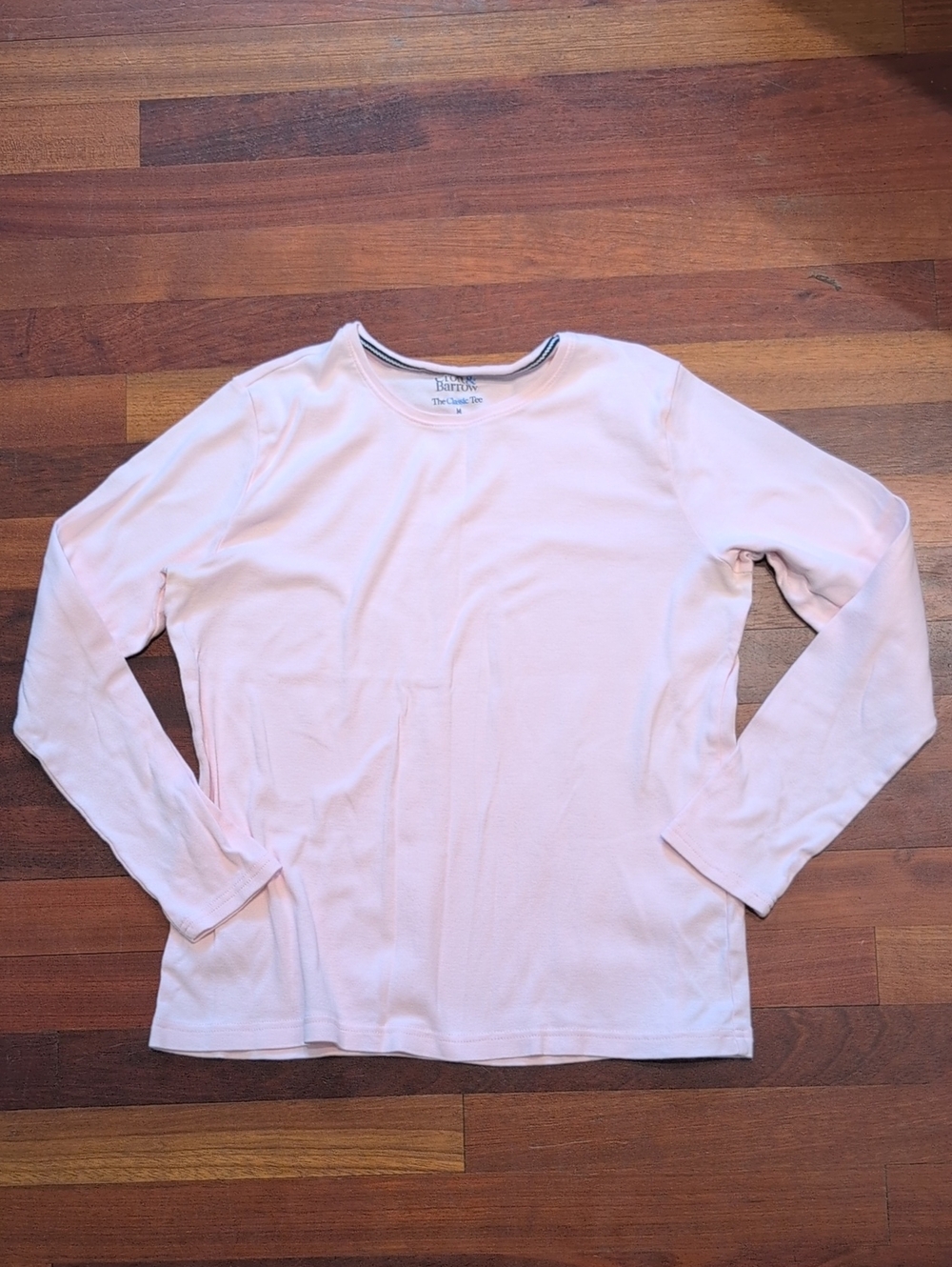 croft & barrow Pink Long-Sleeve Crew Tee